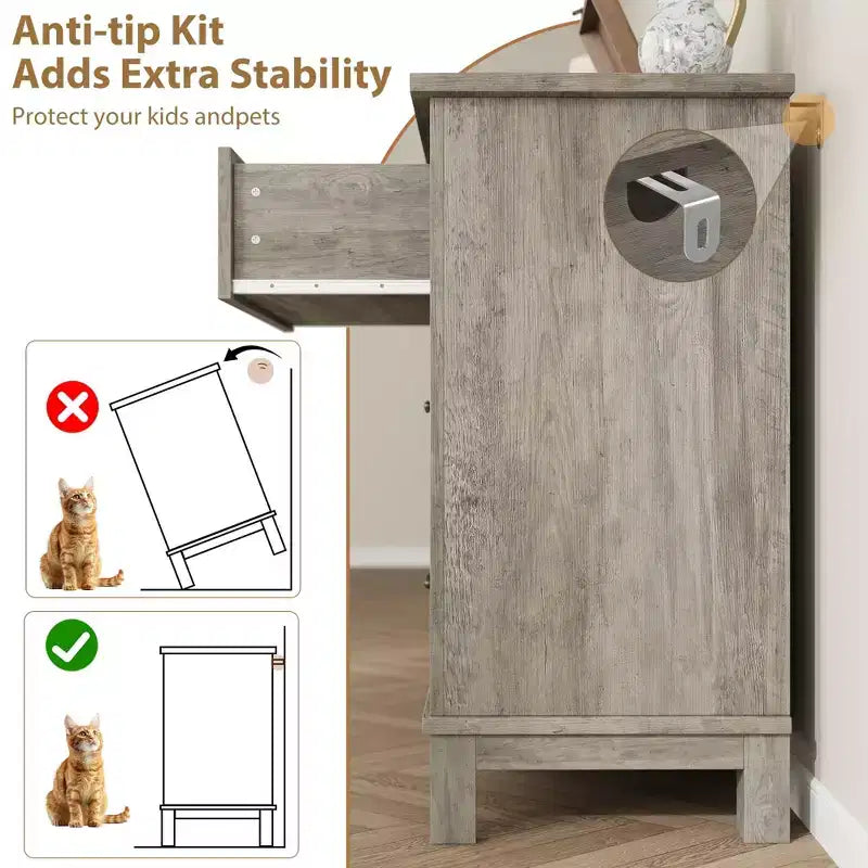 Commode à 6 tiroirs pour chambre à coucher, commode de rangement autonome de 120 cm de large pour salon, entrée, organisation de placard