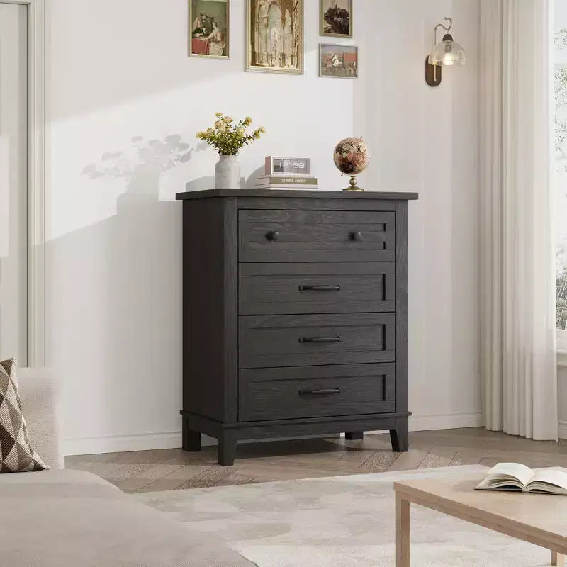 Commode 7 Tiroirs pour Chambre à Coucher, Commode de Rangement Autonome de 54 Pouces de Large, Meuble de Rangement en Bois pour Salon, Chambre, Bureau