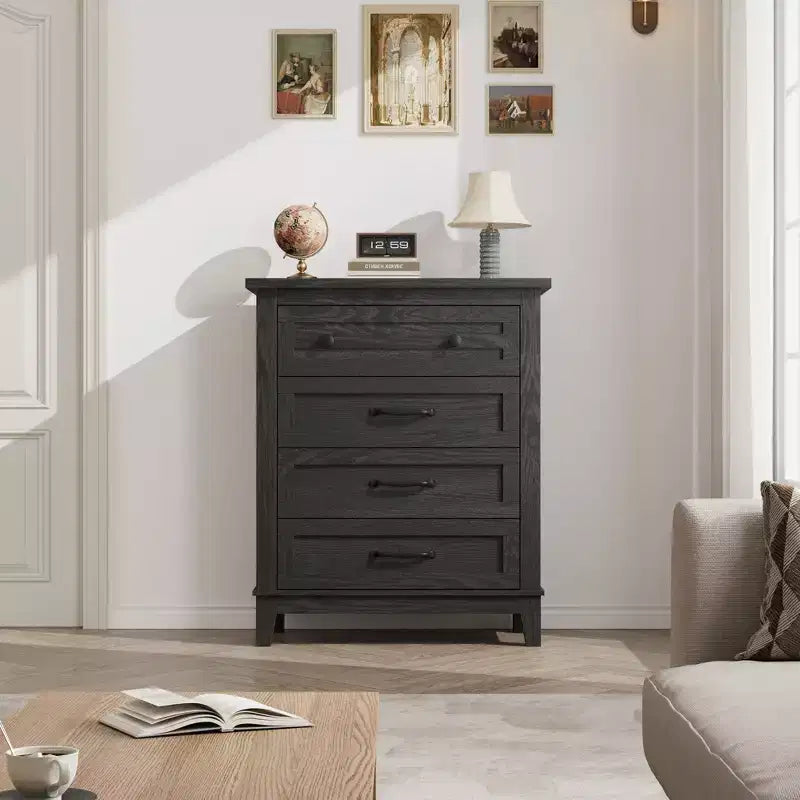 Commode 7 Tiroirs pour Chambre à Coucher, Commode de Rangement Autonome de 54 Pouces de Large, Meuble de Rangement en Bois pour Salon, Chambre, Bureau