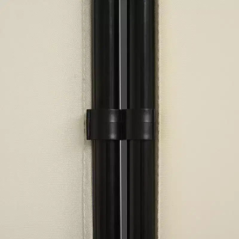 Séparateur de pièce à 3 panneaux, paravent intérieur pour la maison, beige, 99,5x71,75x19,75