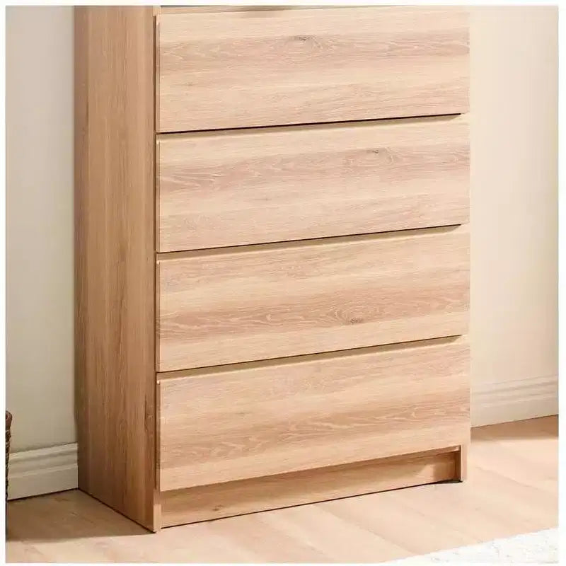 Placard-penderie en bois de 32 po avec quatre tiroirs