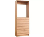 Placard-penderie en bois de 32 po avec quatre tiroirs