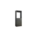 HomeStock Prosper 32 Wood Walk-in Closet with Four Drawers
