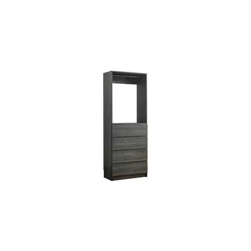 HomeStock Prosper 32 Wood Walk-in Closet with Four Drawers