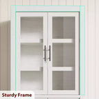 Meuble haut de gamme de style cadre avec construction durable, design élégant, rangement spacieux, assemblage facile, finition moderne