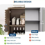Meuble de rangement en bois à trois couches, organisateur durable en panneaux de particules avec étagères multicouches, design compact pour le bureau ou la maison