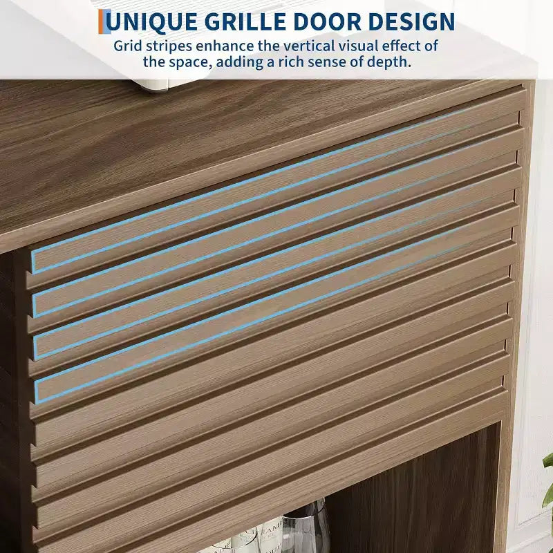 Meuble de rangement en bois à trois couches, organisateur durable en panneaux de particules avec étagères multicouches, design compact pour le bureau ou la maison