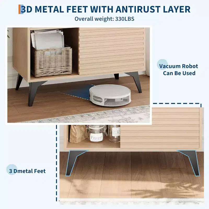 Meuble de rangement en bois à trois couches, organisateur durable en panneaux de particules avec étagères multicouches, design compact pour le bureau ou la maison