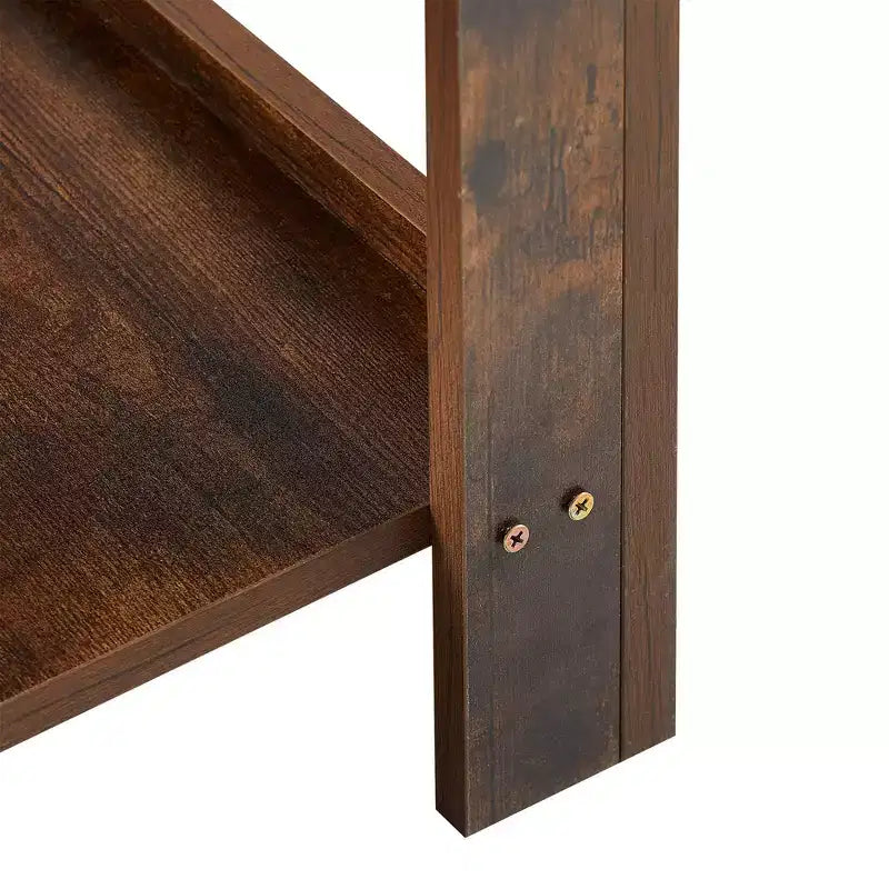 Tables de chevet en rotin, avec tiroir décoratif en rotin et étagère ouverte, Table de chevet de ferme avec tiroir et étagère de rangement