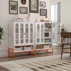 Range-chaussures, meuble à chaussures avec 2 portes en maille double face et séparateurs mobiles à double couche, armoire pour salon, couloir