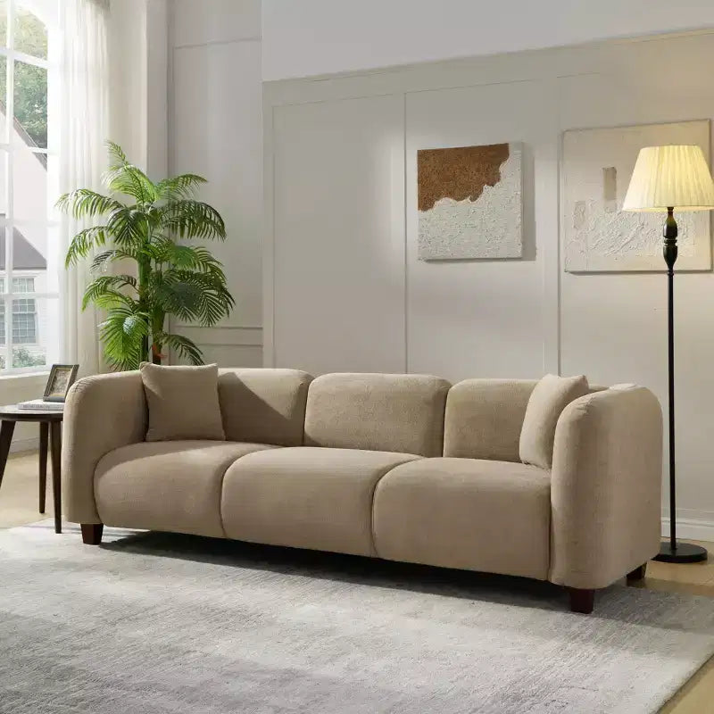 87 Canapé compact 3 places moderne pour appartement à faible profondeur