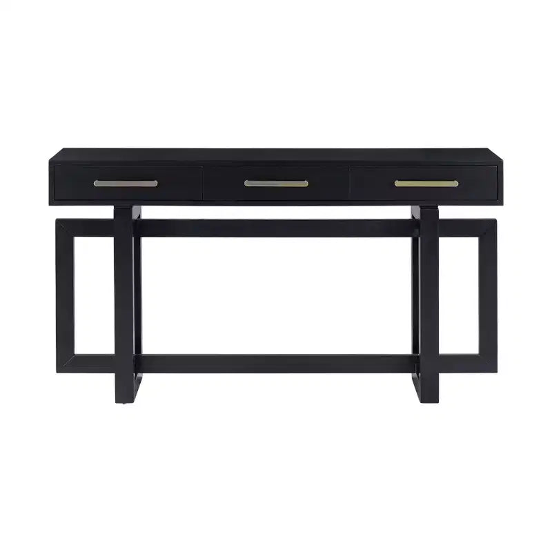 Console élégante avec trois tiroirs