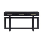 Console élégante avec trois tiroirs