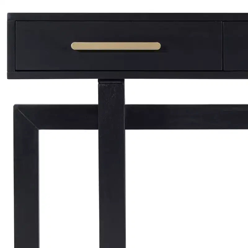 Console élégante avec trois tiroirs