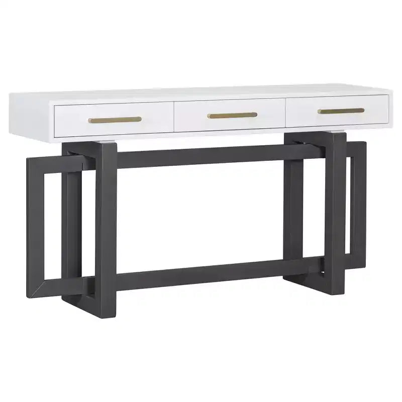 Console élégante avec trois tiroirs