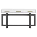 Console élégante avec trois tiroirs