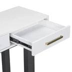 Console élégante avec trois tiroirs