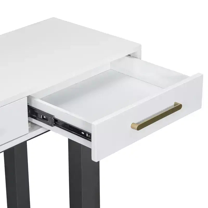Console élégante avec trois tiroirs
