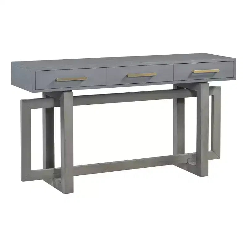 Console élégante avec trois tiroirs