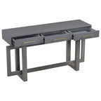 Console élégante avec trois tiroirs
