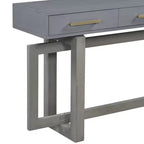 Console élégante avec trois tiroirs