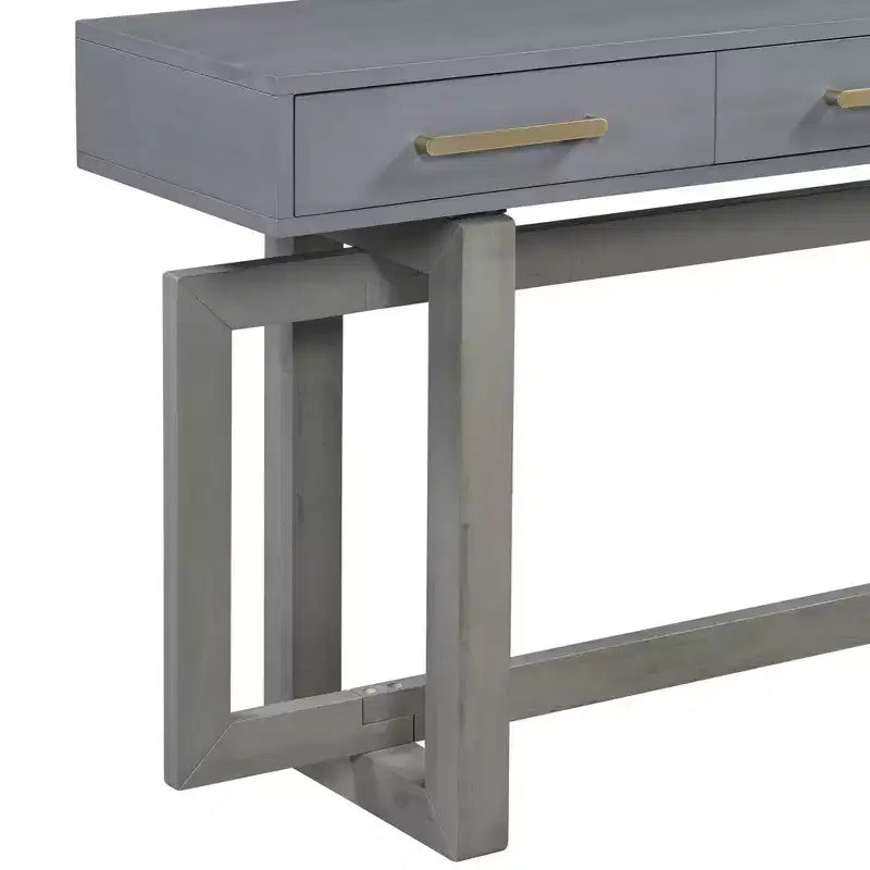 Console élégante avec trois tiroirs