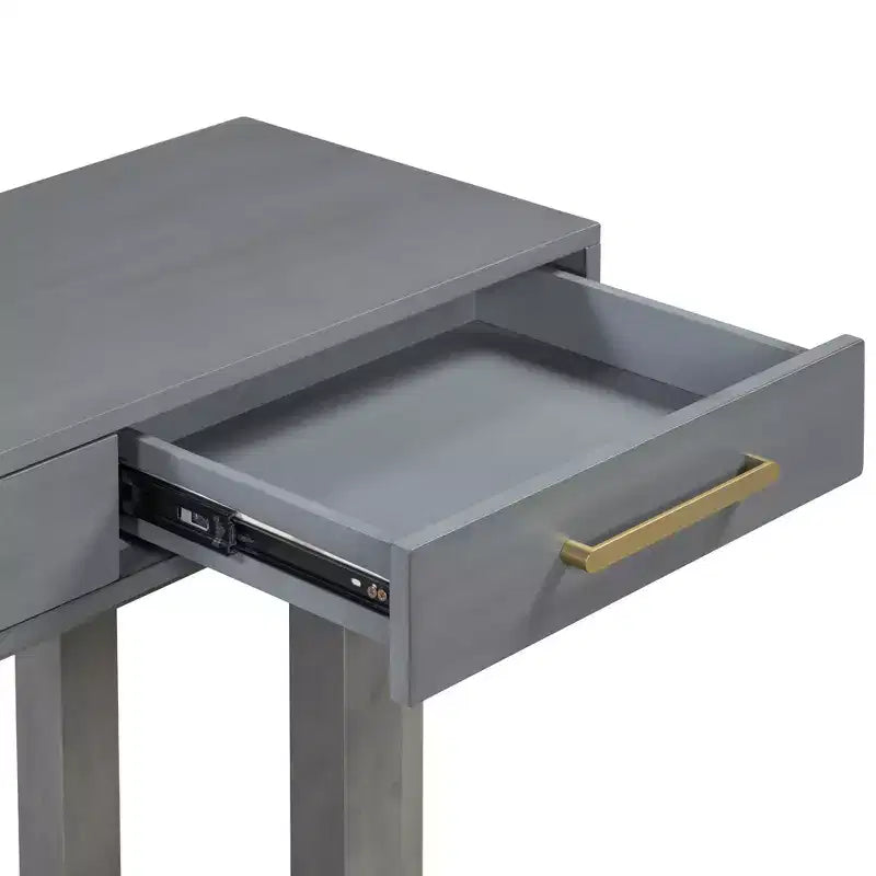 Console élégante avec trois tiroirs