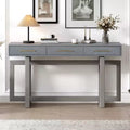 GDFStudio Allen U_STYLE Elegant Console Table with Three Drawers