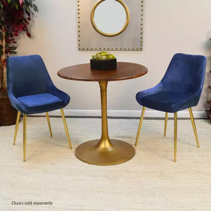 Table à manger ronde en bois