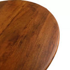 Table à manger ronde en bois