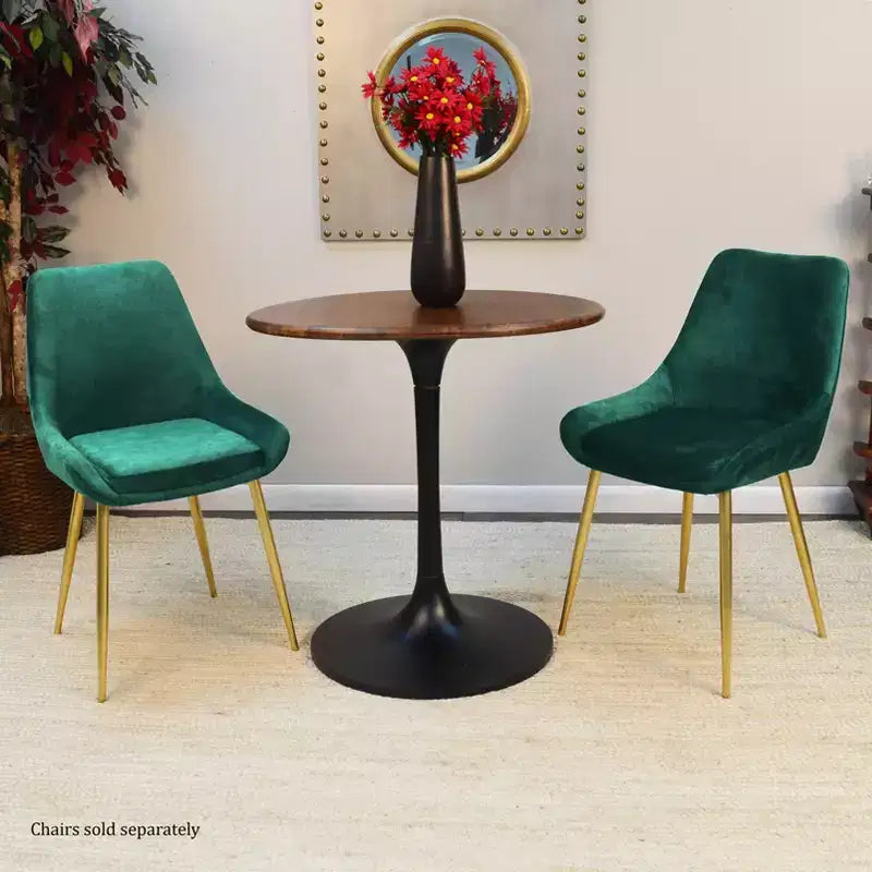 Table à manger ronde en bois