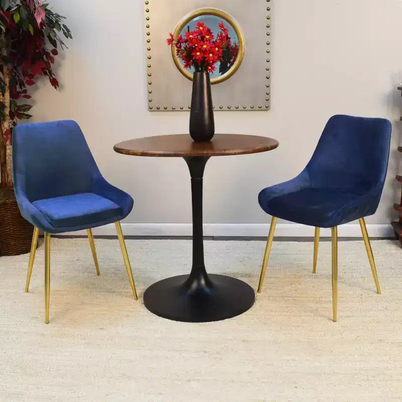 Table à manger ronde en bois