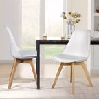Lot de 4 chaises de salle à manger rembourrées