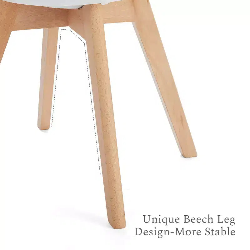 Lot de 4 chaises de salle à manger rembourrées