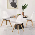 Lot de 4 chaises de salle à manger rembourrées