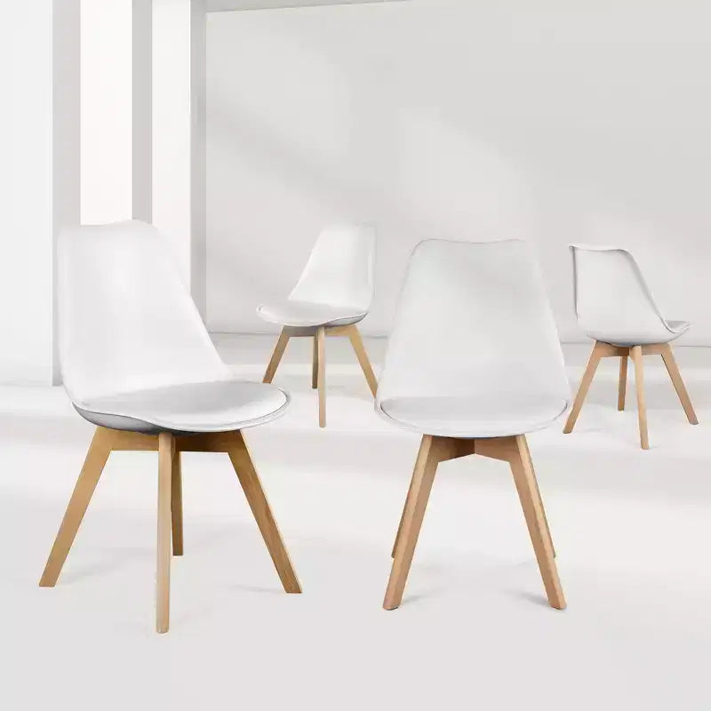 Lot de 4 chaises de salle à manger rembourrées