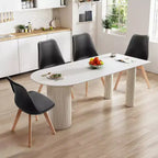 Lot de 4 chaises de salle à manger rembourrées