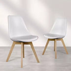 Lot de 4 chaises de salle à manger rembourrées